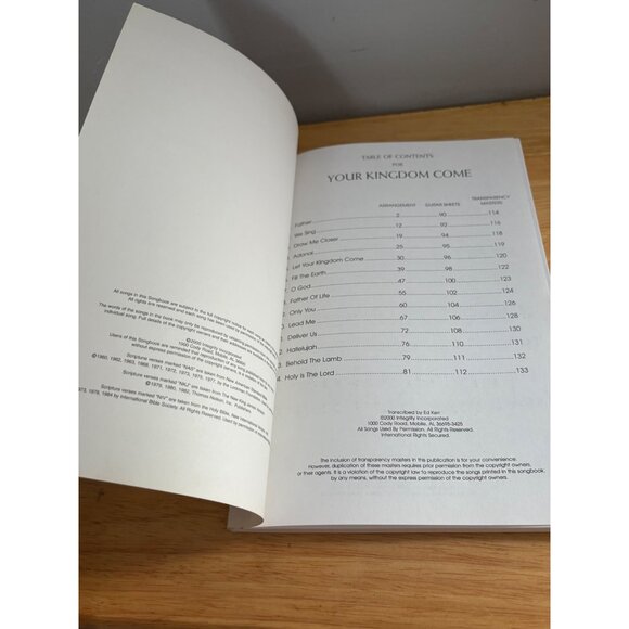Your Kingdom Come Songbook By Hosanna! Music Praise & Worship Piano Guitar Vocal - Picture 4 of 9
